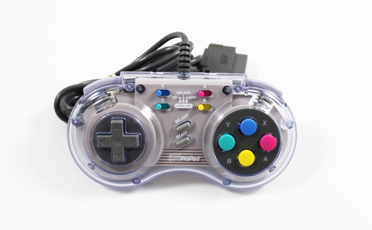 Sn Pro Pad Super Nintendo Controller - Super Nintendo Hardware