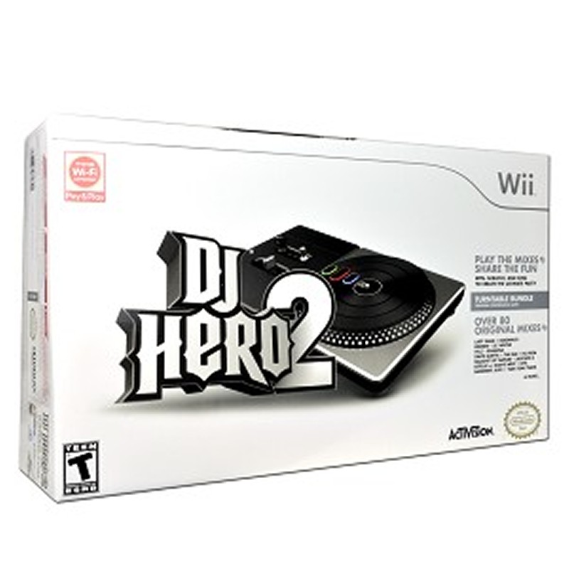 Dj Hero 2 Turntable + DJ Hero Game [Complete] - Wii Hardware
