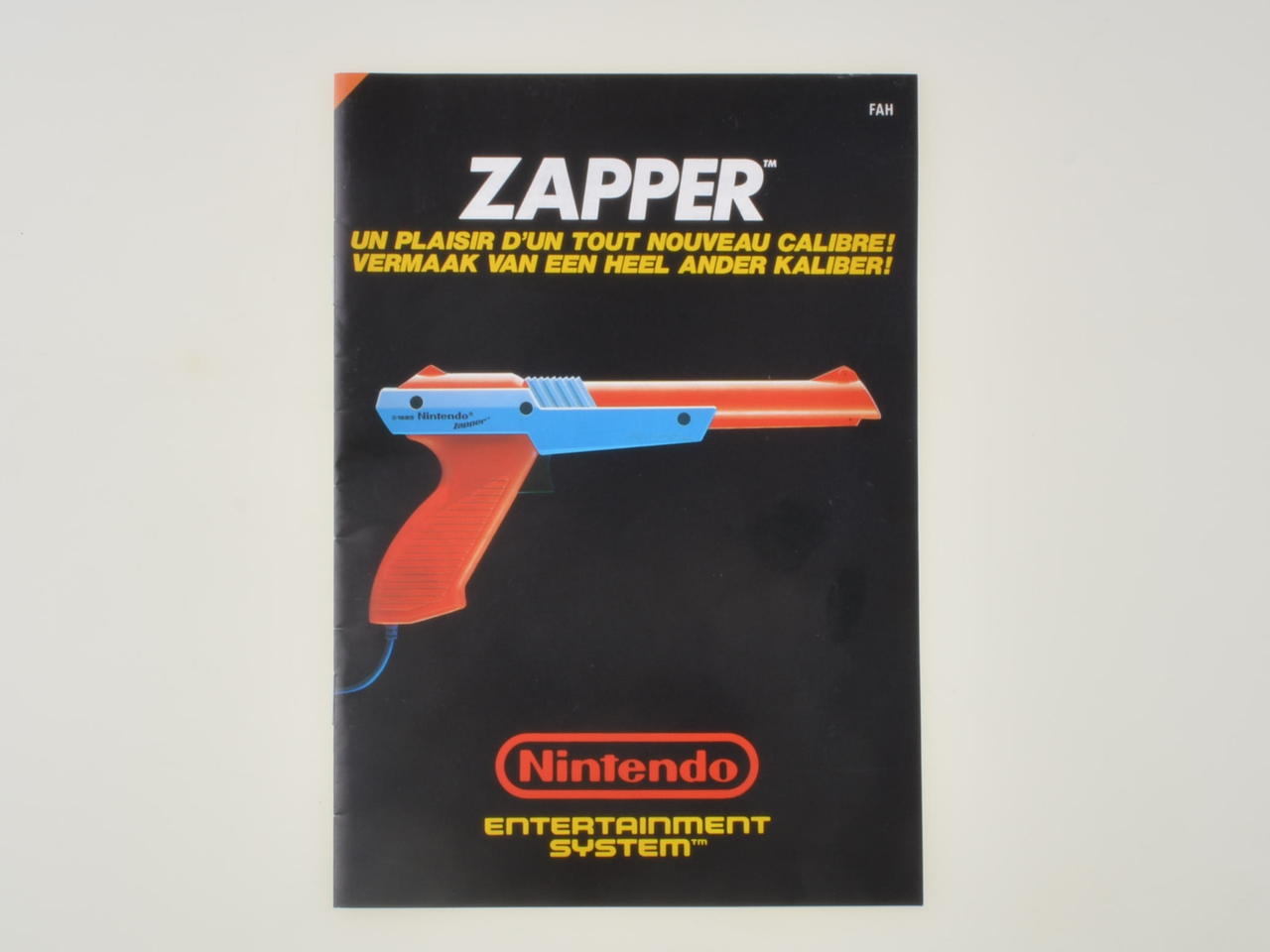 Nintendo NES Zapper - Manual - Nintendo NES Manuals