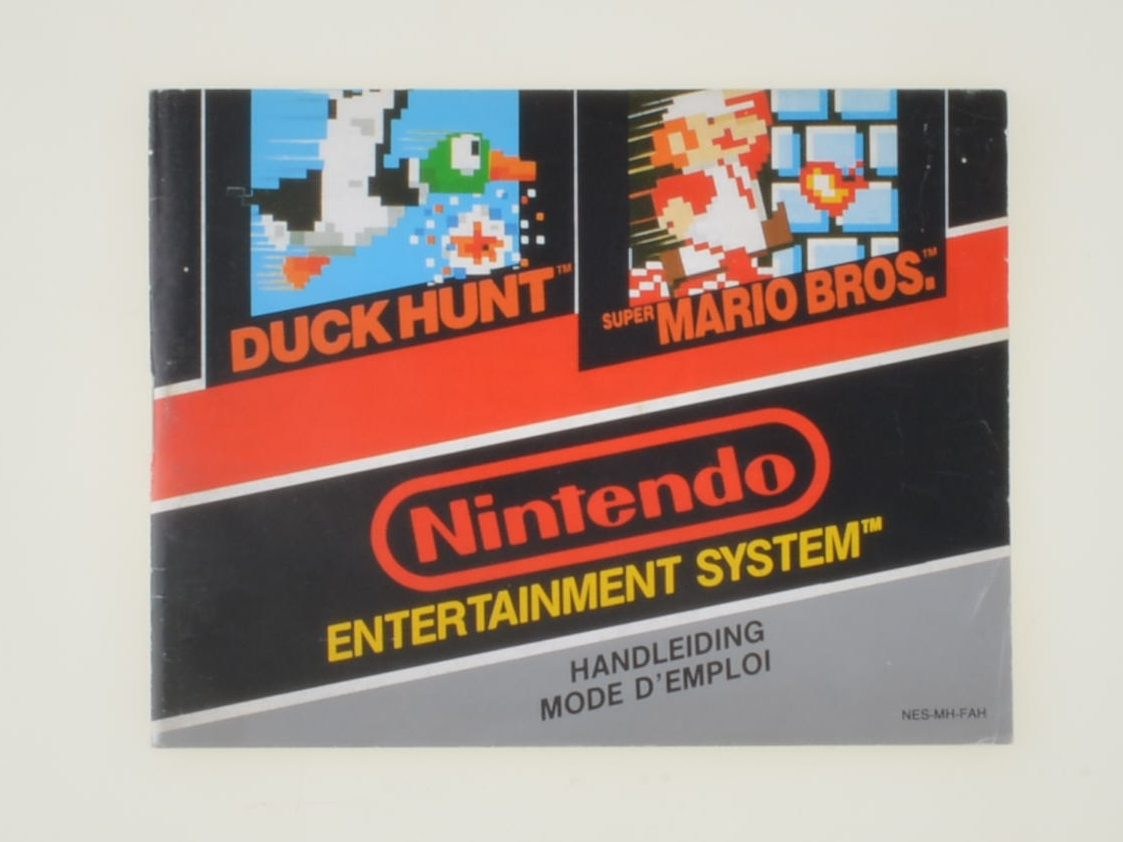 Super Mario Bros + Duck Hunt | Nintendo NES Manuals | RetroNintendoKopen.nl