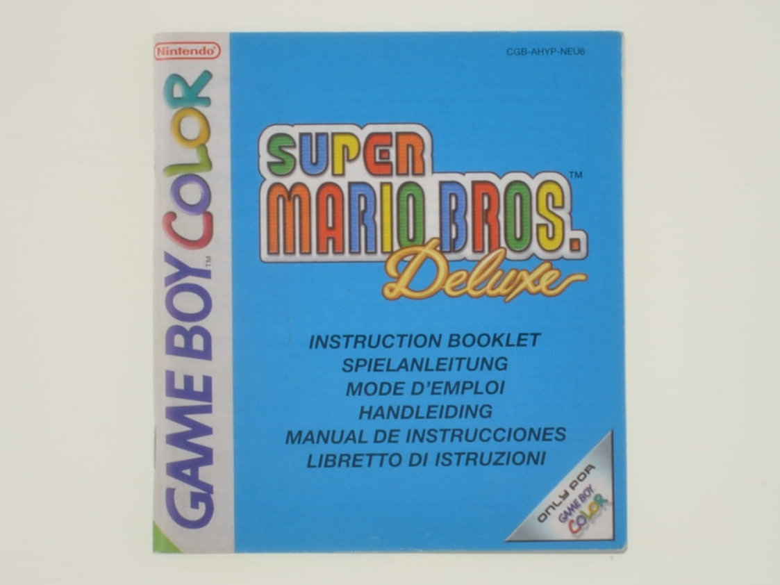 Super Mario Bros Deluxe - Manual - Gameboy Color Manuals