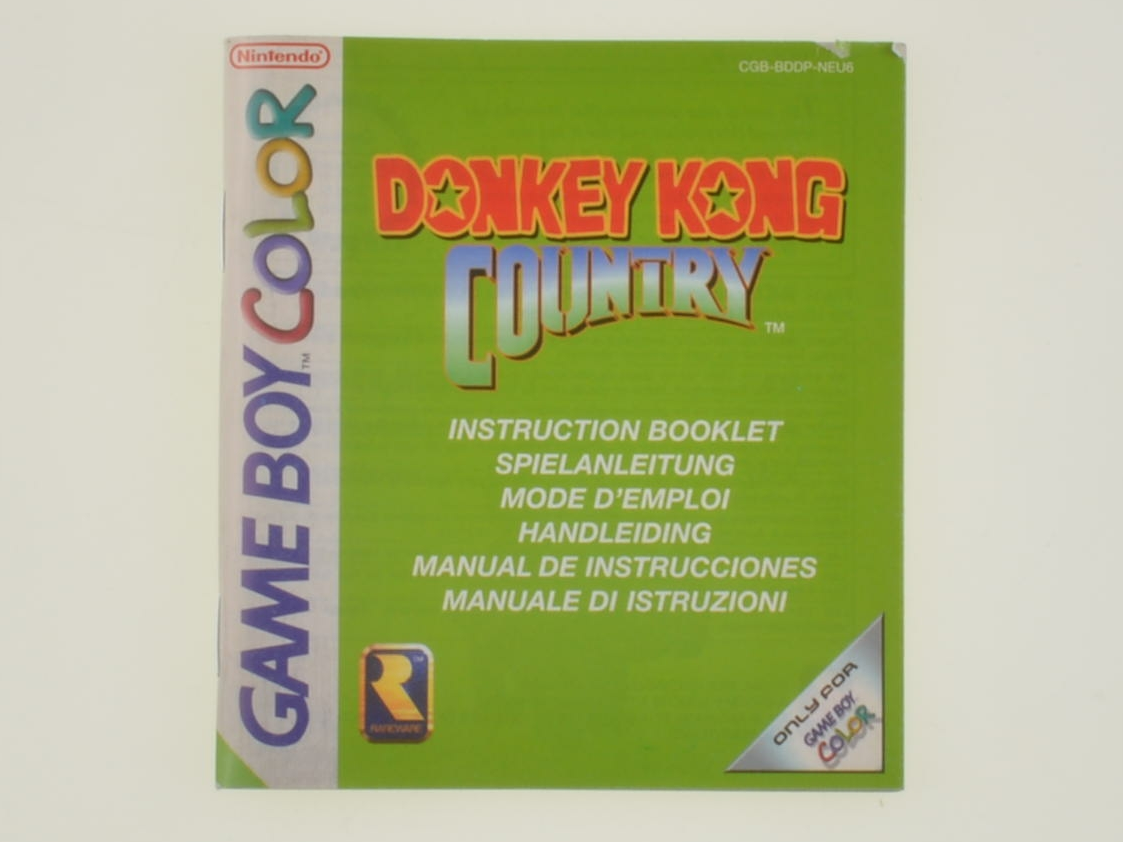 Donkey Kong Country - Manual - Gameboy Color Manuals