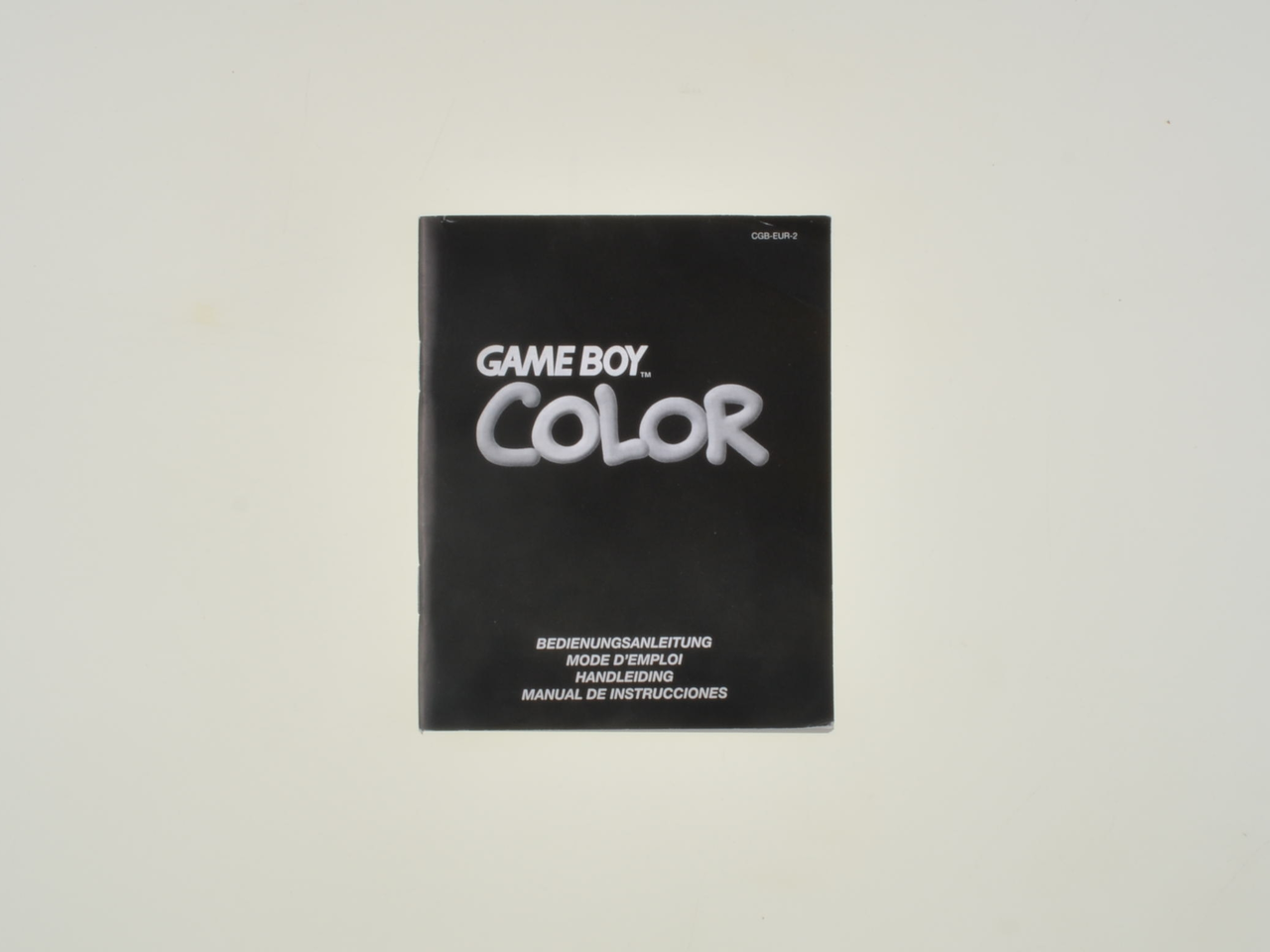 Gameboy Color Console - Manual Kopen | Gameboy Color Manuals
