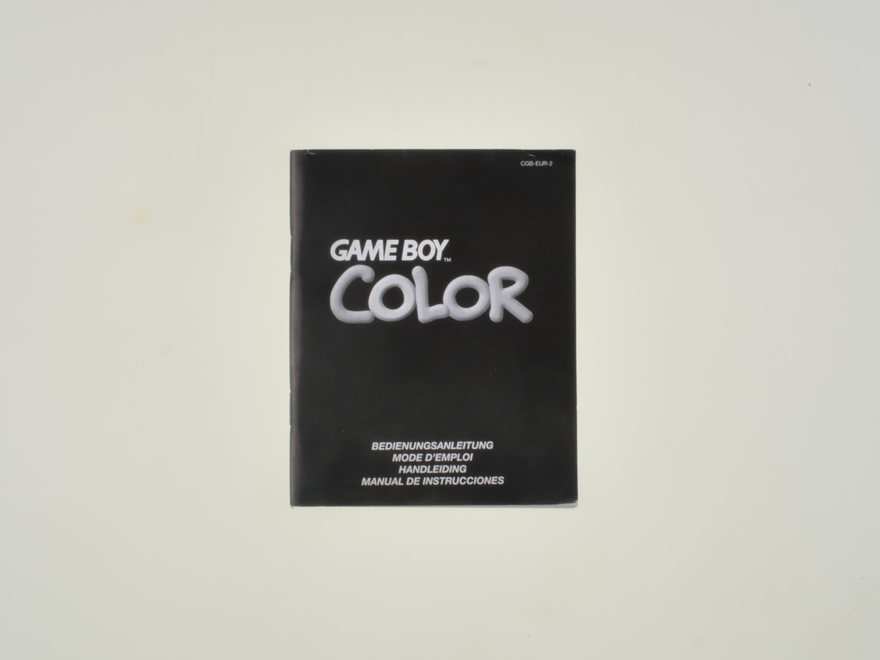 Gameboy Color Console - Manual - Gameboy Color Manuals