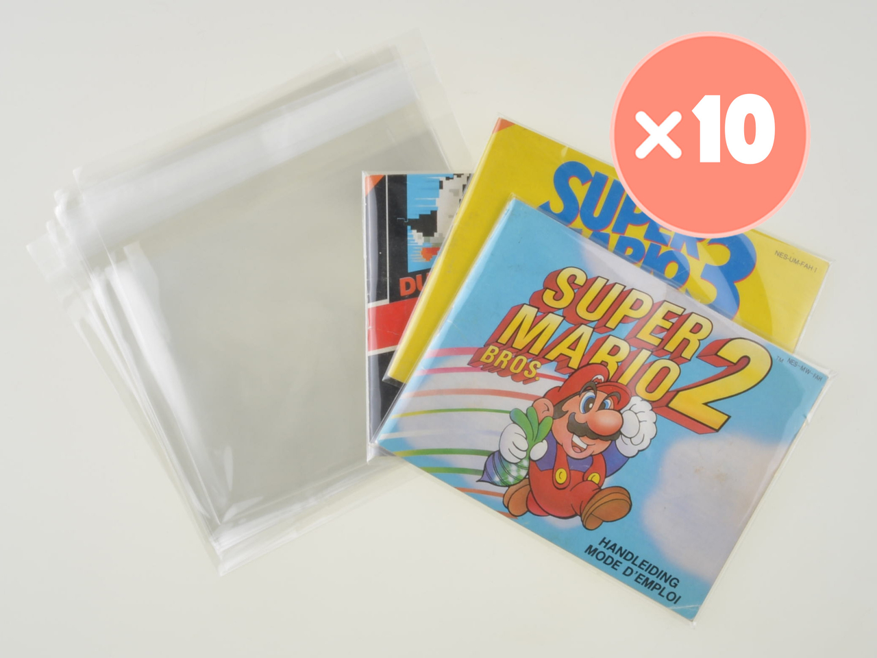 10x Nintendo NES Manual Bag Kopen | Protectors